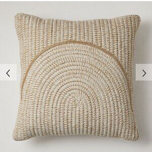 NWOT West Elm Woven Arches Indoor/Outdoor Pillow